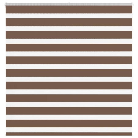 vidaXL Zebrarollo Braun 145x150 cm Stoffbreite 140,9 cm Polyester