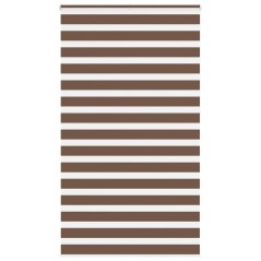 vidaXL Zebrarollo Braun 120x230 cm Stoffbreite 115,9 cm Polyester