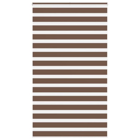 vidaXL Zebrarollo Braun 120x230 cm Stoffbreite 115,9 cm Polyester