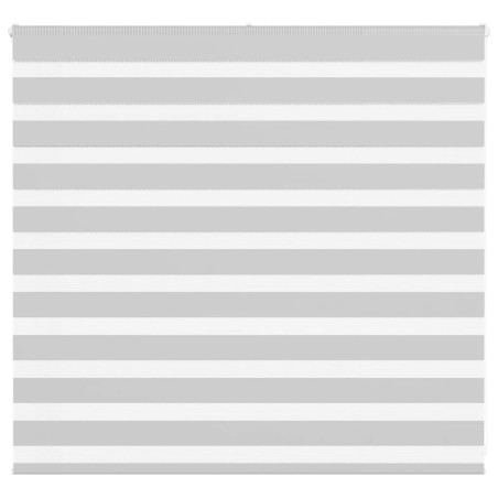vidaXL Zebrarollo Hellgrau 165x100 cm Stoffbreite 160,9 cm Polyester