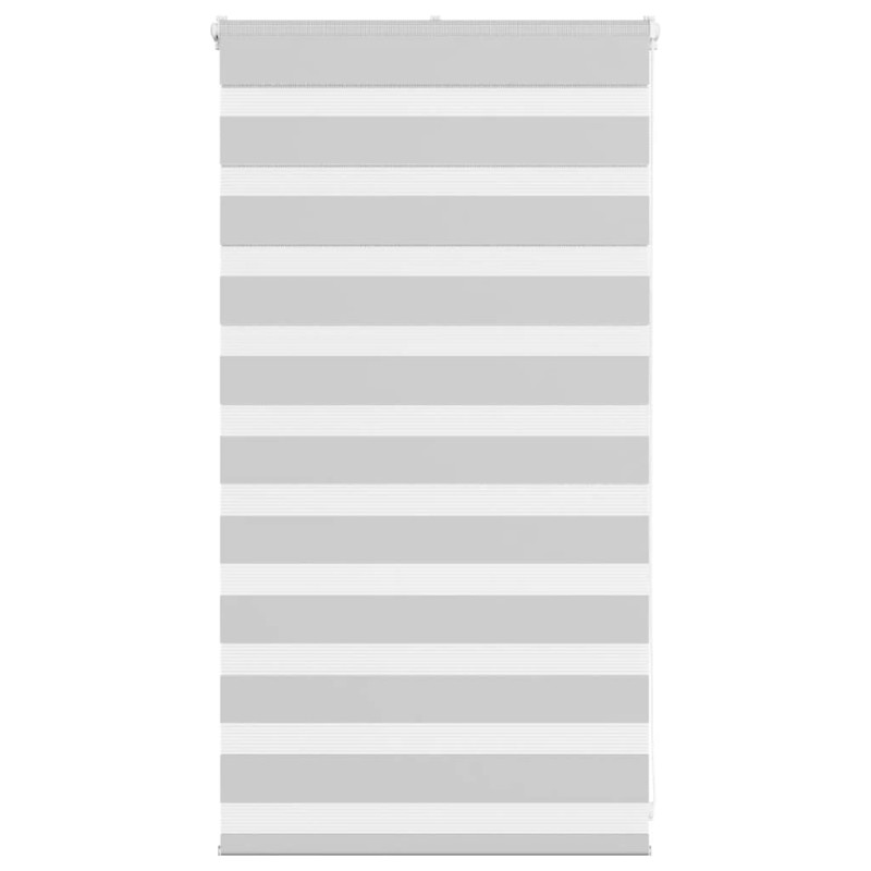 vidaXL Zebrarollo Hellgrau 80x100 cm Stoffbreite 75,9 cm Polyester vidaXL Zebrarollo Hellgrau 80x100 cm Stoffbreite 75,9 cm Polyester