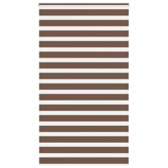 vidaXL Zebrarollo Braun 130x230 cm Stoffbreite 125,9 cm Polyester