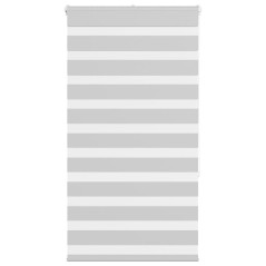 vidaXL Zebrarollo Hellgrau 80x150 cm Stoffbreite 75,9 cm Polyester