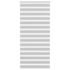 vidaXL Zebrarollo Hellgrau 105x200 cm Stoffbreite 100,9 cm Polyester