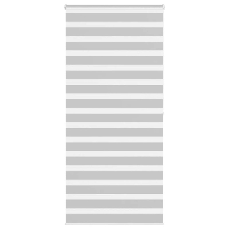 vidaXL Zebrarollo Hellgrau 105x200 cm Stoffbreite 100,9 cm Polyester vidaXL Zebrarollo Hellgrau 105x200 cm Stoffbreite 100,9 cm Polyester