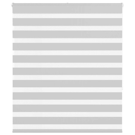 vidaXL Zebrarollo Hellgrau 120x150 cm Stoffbreite 115,9 cm Polyester