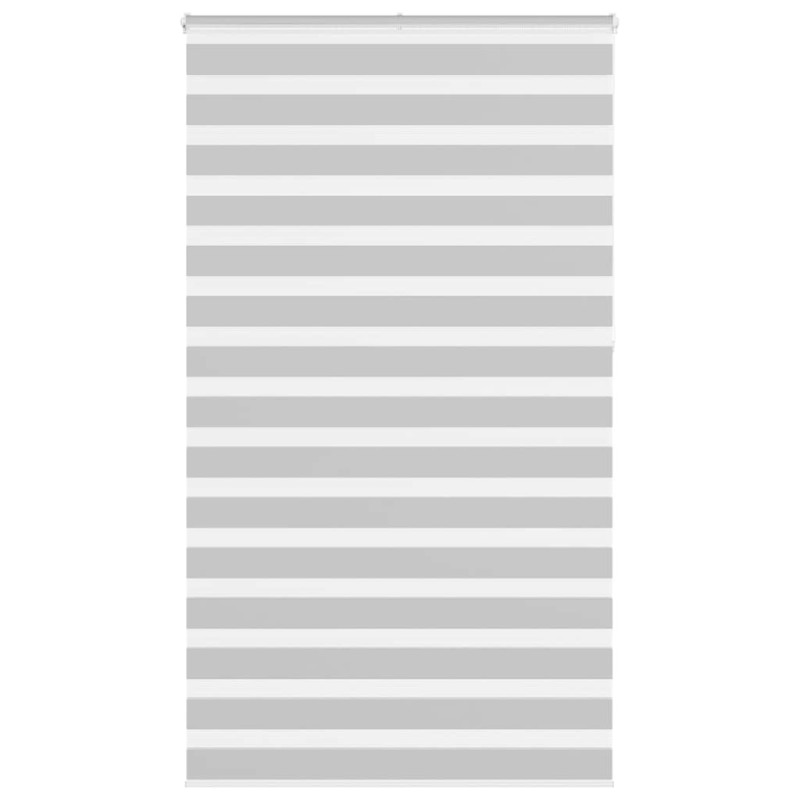 vidaXL Zebrarollo Hellgrau 125x230 cm Stoffbreite 120,9 cm Polyester vidaXL Zebrarollo Hellgrau 125x230 cm Stoffbreite 120,9 cm Polyester