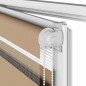 vidaXL Zebrarollo Sandbraun 40x150 cm Stoffbreite 35,9 cm Polyester vidaXL Zebrarollo Sandbraun 40x150 cm Stoffbreite 35,9 cm Polyester