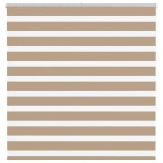 vidaXL Zebrarollo Sandbraun 145x150 cm Stoffbreite 140,9 cm Polyester