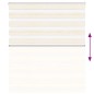 vidaXL Zebrarollo Marmorbeige 130x100cm Stoffbreite 125,9 cm Polyester vidaXL Zebrarollo Marmorbeige 130x100cm Stoffbreite 125,9 cm Polyester