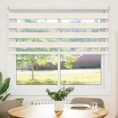 vidaXL Zebrarollo Marmorbeige 165x100cm Stoffbreite 160,9 cm Polyester