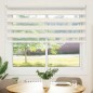 vidaXL Zebrarollo Marmorbeige 165x100cm Stoffbreite 160,9 cm Polyester