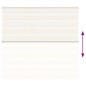 vidaXL Zebrarollo Marmorbeige 165x100cm Stoffbreite 160,9 cm Polyester