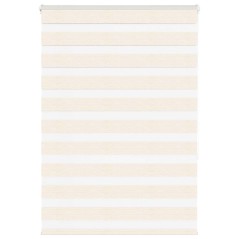 vidaXL Zebrarollo Marmorbeige 95x150 cm Stoffbreite 90,9 cm Polyester