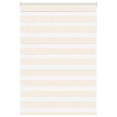 vidaXL Zebrarollo Marmorbeige 95x150 cm Stoffbreite 90,9 cm Polyester