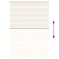 vidaXL Zebrarollo Marmorbeige 95x150 cm Stoffbreite 90,9 cm Polyester vidaXL Zebrarollo Marmorbeige 95x150 cm Stoffbreite 90,9 cm Polyester