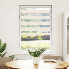 vidaXL Zebrarollo Marmorbeige 75x150 cm Stoffbreite 70,9 cm Polyester