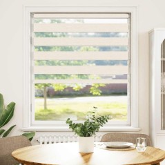 vidaXL Zebrarollo Marmorbeige 105x150cm Stoffbreite 100,9 cm Polyester