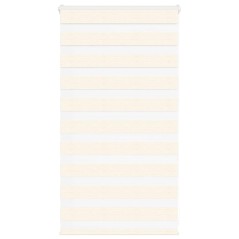 vidaXL Zebrarollo Marmorbeige 70x100 cm Stoffbreite 65,9 cm Polyester