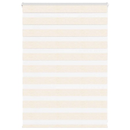 vidaXL Zebrarollo Marmorbeige 110x100cm Stoffbreite 105,9 cm Polyester