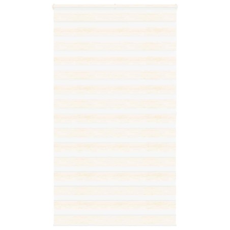 vidaXL Zebrarollo Marmorbeige 135x200cm Stoffbreite 130,9 cm Polyester