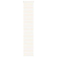 vidaXL Zebrarollo Marmorbeige 40x200 cm Stoffbreite 35,9 cm Polyester