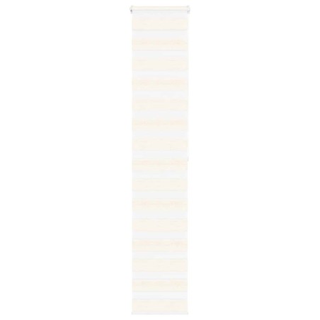 vidaXL Zebrarollo Marmorbeige 50x200 cm Stoffbreite 45,9 cm Polyester