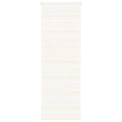 vidaXL Zebrarollo Marmorbeige 80x200 cm Stoffbreite 75,9 cm Polyester