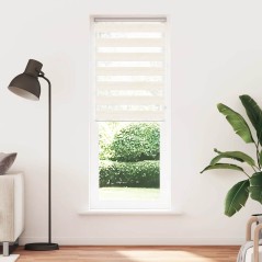 vidaXL Zebrarollo Marmorbeige 80x200 cm Stoffbreite 75,9 cm Polyester