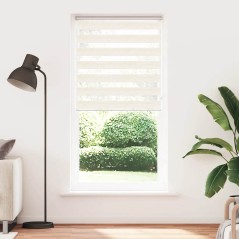vidaXL Zebrarollo Marmorbeige 105x200cm Stoffbreite 100,9 cm Polyester