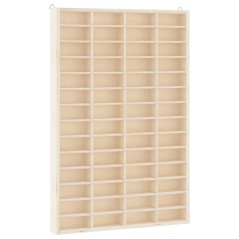 vidaXL Sammlervitrine aus Holz mit 56 Fächern 40x4,5x60 cm