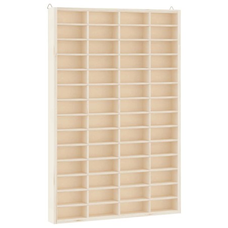 vidaXL Sammlervitrine aus Holz mit 56 Fächern 40x4,5x60 cm