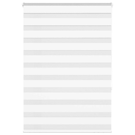 vidaXL Zebrarollo Weiß 100x150 cm Stoffbreite 95,9 cm Polyester