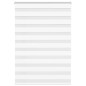 vidaXL Zebrarollo Weiß 100x150 cm Stoffbreite 95,9 cm Polyester vidaXL Zebrarollo Weiß 100x150 cm Stoffbreite 95,9 cm Polyester