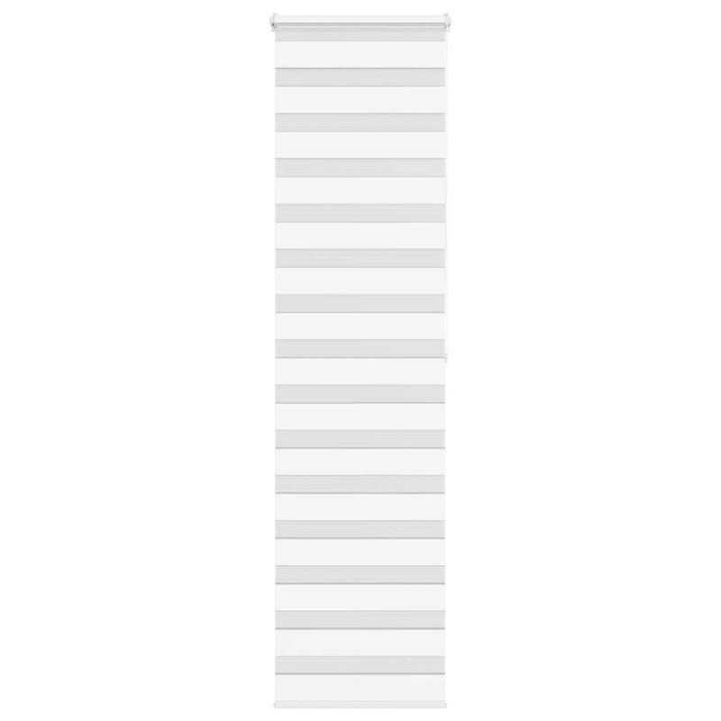vidaXL Zebrarollo Weiß 65x200 cm Stoffbreite 60,9 cm Polyester vidaXL Zebrarollo Weiß 65x200 cm Stoffbreite 60,9 cm Polyester