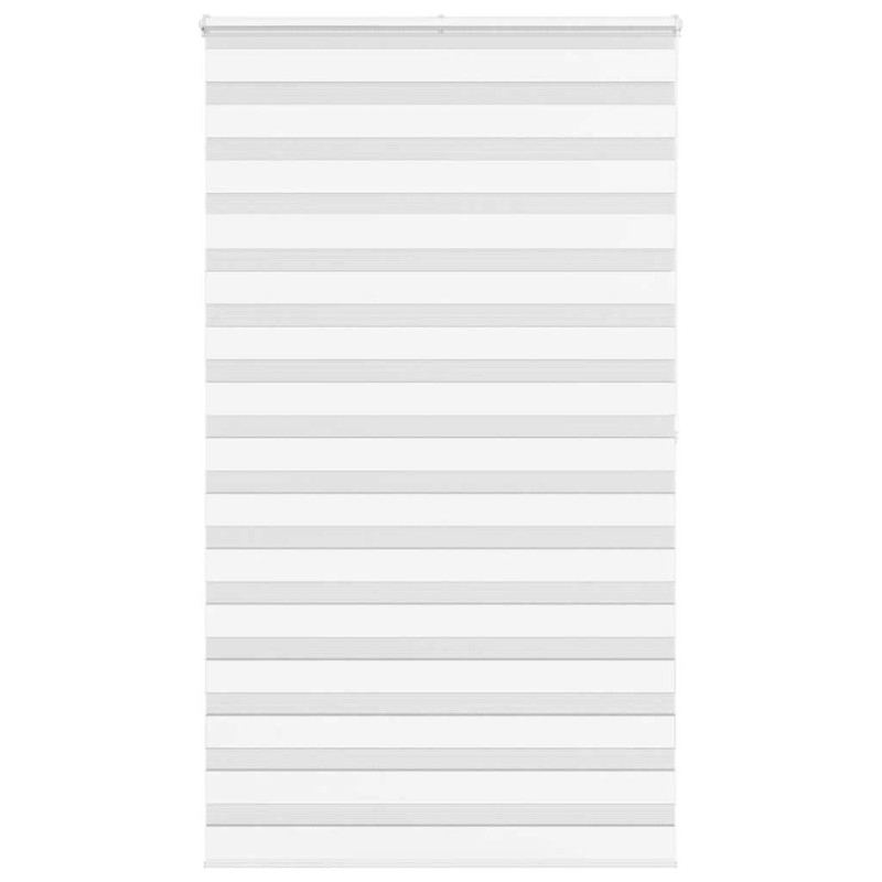 vidaXL Zebrarollo Weiß 135x200 cm Stoffbreite 130,9 cm Polyester vidaXL Zebrarollo Weiß 135x200 cm Stoffbreite 130,9 cm Polyester