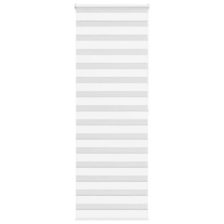 vidaXL Zebrarollo Weiß 75x200 cm Stoffbreite 70,9 cm Polyester