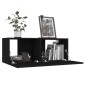 4-tlg. TV-Schrank-Set Schwarz Holzwerkstoff 4-tlg. TV-Schrank-Set Schwarz Holzwerkstoff