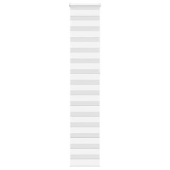 vidaXL Zebrarollo Weiß 40x230 cm Stoffbreite 35,9 cm Polyester