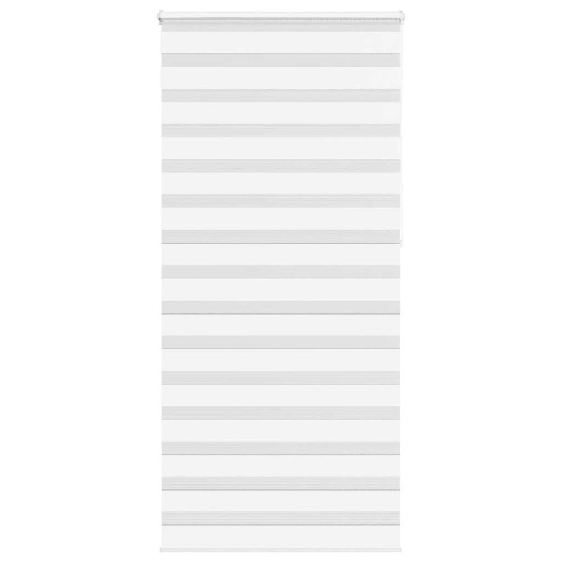 vidaXL Zebrarollo Weiß 100x230 cm Stoffbreite 95,9 cm Polyester vidaXL Zebrarollo Weiß 100x230 cm Stoffbreite 95,9 cm Polyester