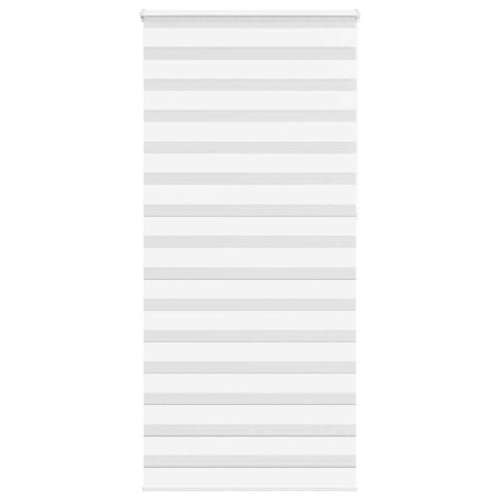 vidaXL Zebrarollo Weiß 100x230 cm Stoffbreite 95,9 cm Polyester