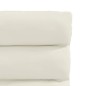 vidaXL Esszimmerstühle 6 Stk. Creme Samt