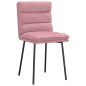vidaXL Esszimmerstühle 6 Stk. Rosa Samt