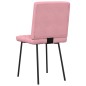 vidaXL Esszimmerstühle 2 Stk. Rosa Samt