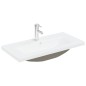 vidaXL Waschbeckenunterschrank Einbaubecken Wasserhahn Sonoma-Eiche vidaXL Waschbeckenunterschrank Einbaubecken Wasserhahn Sonoma-Eiche