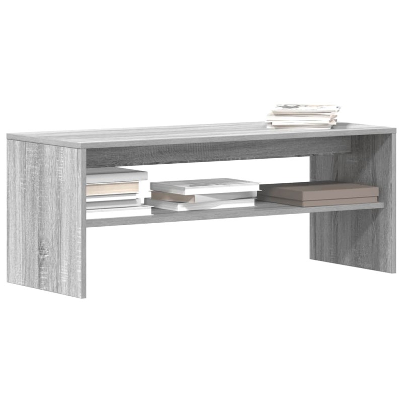 vidaXL TV-Schrank Grau Sonoma 100x40x40 cm Holzwerkstoff vidaXL TV-Schrank Grau Sonoma 100x40x40 cm Holzwerkstoff