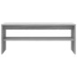 vidaXL TV-Schrank Grau Sonoma 100x40x40 cm Holzwerkstoff vidaXL TV-Schrank Grau Sonoma 100x40x40 cm Holzwerkstoff