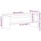 vidaXL TV-Schrank Grau Sonoma 100x40x40 cm Holzwerkstoff vidaXL TV-Schrank Grau Sonoma 100x40x40 cm Holzwerkstoff