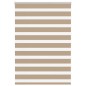 vidaXL Zebrarollo Sandbraun 110x100 cm Stoffbreite 105,9 cm Polyester vidaXL Zebrarollo Sandbraun 110x100 cm Stoffbreite 105,9 cm Polyester