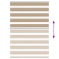 vidaXL Zebrarollo Sandbraun 110x100 cm Stoffbreite 105,9 cm Polyester vidaXL Zebrarollo Sandbraun 110x100 cm Stoffbreite 105,9 cm Polyester